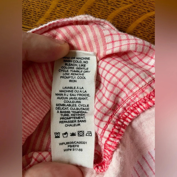 Woolrich Women's Conundrum Eco Rich Sleeveless Shirt Teaberry Size Medium Pink - Picture 10 of 16